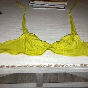 Chartreuse womens bathing suit top size 34b shade and shoe
